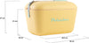 Polarbox Koelbox met Schouderband - Geel - 20 liter