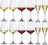 Villeroy &amp; Boch Service de verres à vin La Divina - (Verres à vin rouge + Verres à vin blanc + Verres à champagne) - Service de 12 pièces