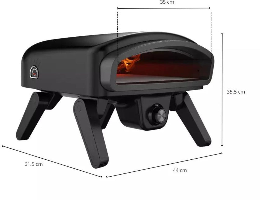 Nero Cooking Pizza Oven - Op gas voor buiten - Oranje - voor ø 35 cm pizza's