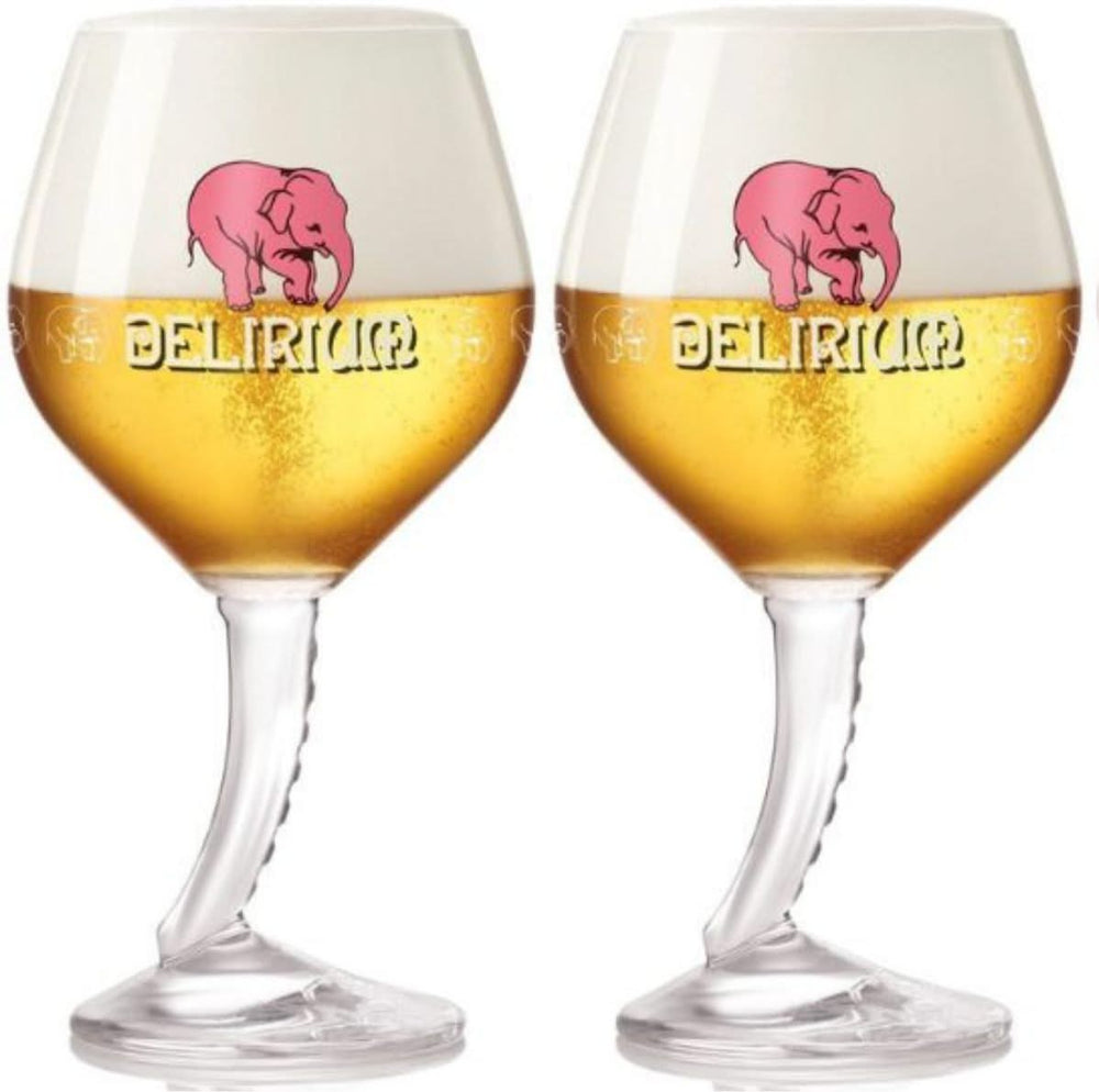 Verre à Bière Delirium sur Pied - 330 ml - 2 pièces