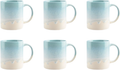 Ona Koffiemokken Vera 270 ml - Blauw - 6 stuks