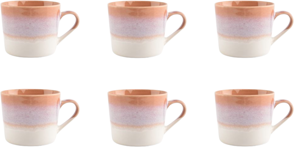 Ona Mugs Vera Rose - 350 ml - 6 pièces