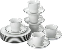 Thomas Koffieset Cucina Colori Zwart 18-Delig