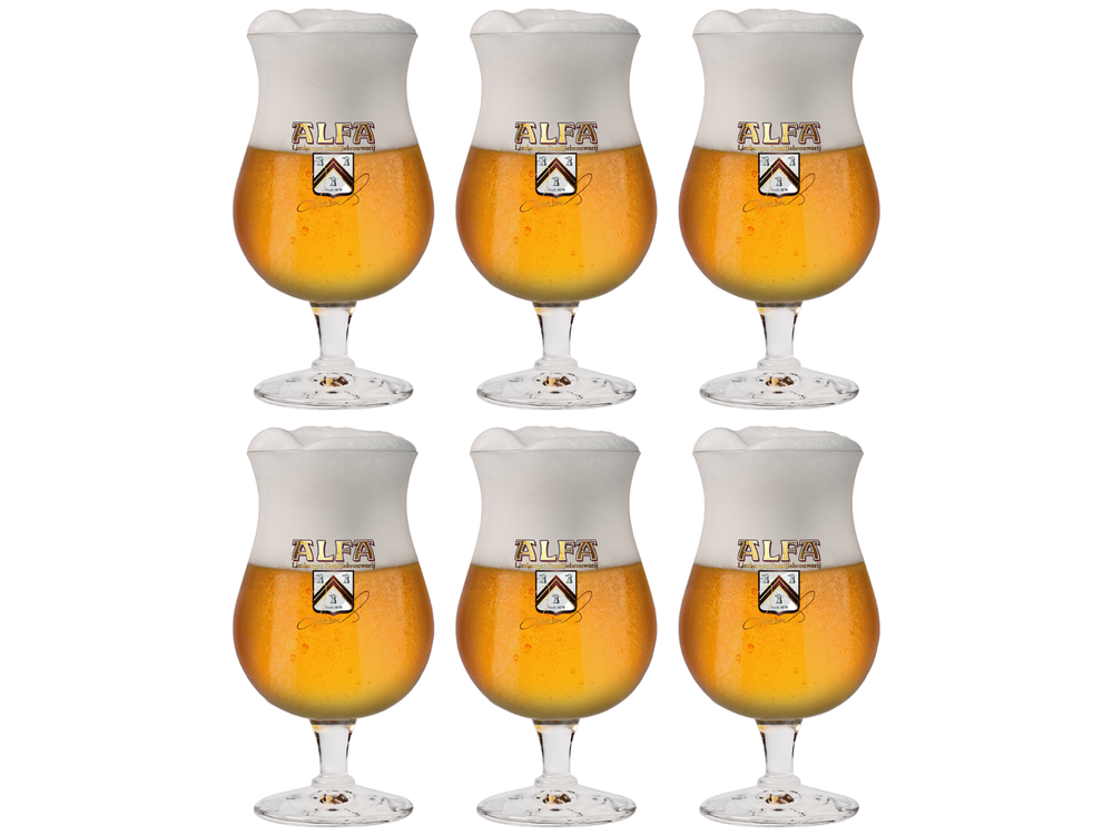 Verre à Bière Alfa Sommelier - 250 ml - 6 pièces