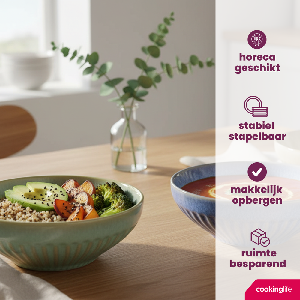 Cookinglife Soepkommen / Kommen Aqua Maris ø 16.5 cm - 6 Stuks