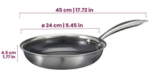 Cookinglife Koekenpannenset HexaCook 2-Delig ø 24 & 28 cm - NON STICK - geschikt voor alle warmtebronnen - keramische anti-aanbaklaag