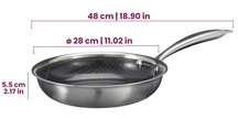 Cookinglife Koekenpannenset HexaCook 2-Delig ø 24 & 28 cm - NON STICK - geschikt voor alle warmtebronnen - keramische anti-aanbaklaag