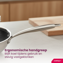 Cookinglife Koekenpannenset HexaCook 2-Delig ø 24 & 28 cm - NON STICK - geschikt voor alle warmtebronnen - keramische anti-aanbaklaag