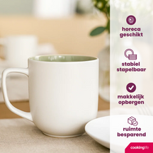 Cookinglife Mokken Mos Groen 390 ml - 6 Stuks