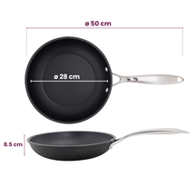 Cookinglife Koekenpan Revolt ø 28 cm - keramische anti-aanbaklaag - geschikt voor alle warmtebronnen