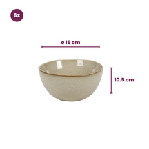 Cookinglife Soepkommen / Kommen Sabi Beige  ø 15 cm - 6 Stuks
