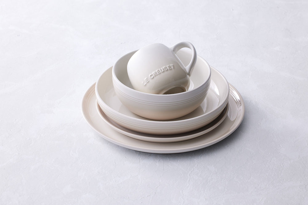 Le Creuset Assiette Petit Déjeuner Coupe - Meringue - ø 22 cm