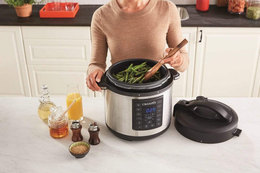 Crockpot Express Slowcooker + Snelkookpan - uitneembare binnenpan - 5.6 liter - CR051