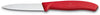 Victorinox Couteau d'Office Swiss Classic - Rouge - Dentelé - 8 cm