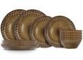 Cosy & Trendy Serviesset Araki Hazel 12-Delig / 4 Personen - 4 dinerborden, 4 ontbijtborden en 4 kommen