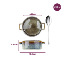 Cosy & Trendy Soepkommen / Kommen - Quintana Green ø 13 cm / 450 ml - 4 Stuks