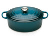 Le Creuset Casserole Signature - Ovale - Bleu Sarcelle - ø 29 cm / 4,7 litres