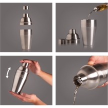 Vacu Vin Cocktailshaker - Zilver - 550 ml