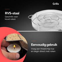 GrillX BBQ Cold Smoke Set - Koud Roken