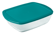 Plat à four Pyrex avec couvercle - Cook & Store - 23 x 15 x 6 cm / 1,1 litre