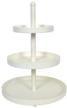 Cookinglife Etagere metaal wit - ø 20, 25 & 30 cm - 3 Laags