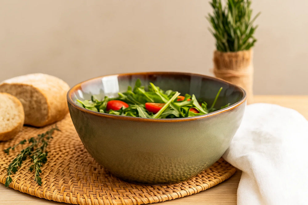 Cookinglife Soepkommen / Kommen Sabi Groen ø 15 cm - 6 Stuks