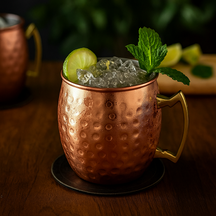 Cookinglife Moscow Mule - Cocktailbekers - Koper - 500 ml - 6 Stuks