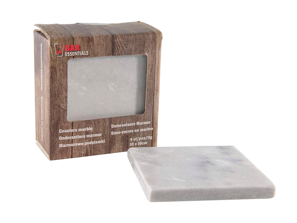 Cookinglife Onderzetters Bar Essentials Marmer 4 Stuks