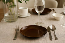 Cookinglife Ontbijtborden / Dessertborden Sabi Bruin ø 21 cm - 6 Stuks