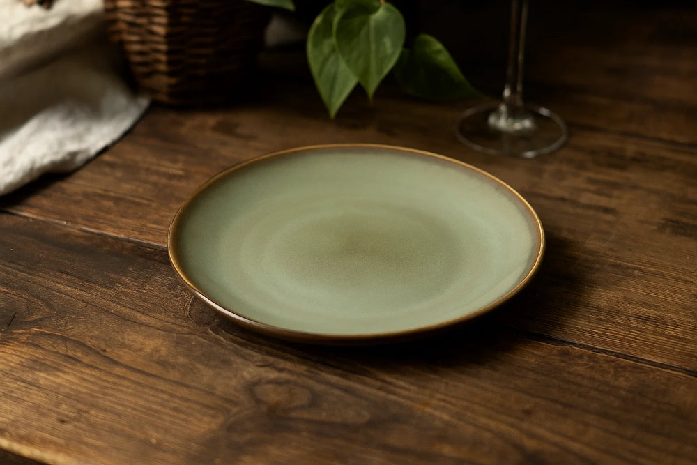 Cookinglife Ontbijtborden / Dessertborden Sabi Groen ø 21 cm - 6 Stuks