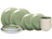 Cookinglife Serviesset Serene Green 12-delig / 4 personen - 4 dinerborden, 4 ontbijtborden en 4 kommen