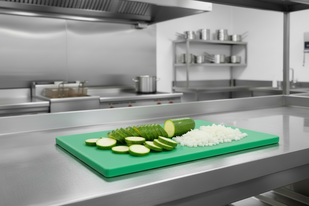 Cookinglife Snijplank HACCP Groen 40 x 30 cm - voor groenten & fruit