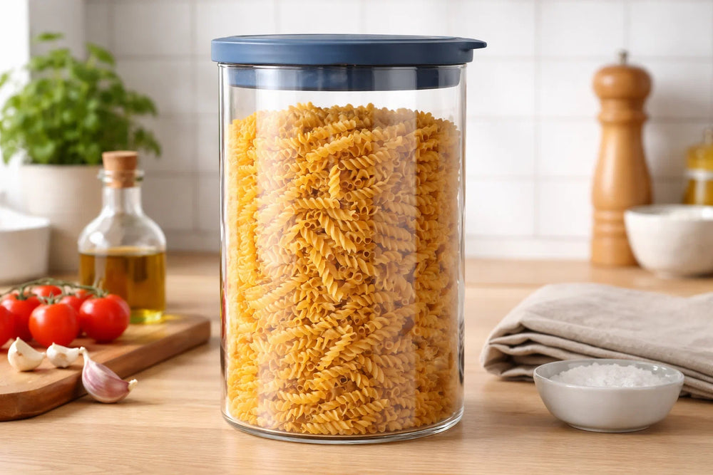 Cookinglife Voorraadpotten set - Glas - ø 13 cm - 1.5 / 1.9 / 2.5 Liter - 3 stuks