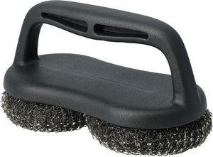 Cookinglife BBQ Reinigingsborstel Fire & Flavour 18 x 9 x 10 cm - Staalwolborstel - Grillrooster Schoonmaken