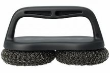 Cookinglife BBQ Reinigingsborstel Fire & Flavour 18 x 9 x 10 cm - Staalwolborstel - Grillrooster Schoonmaken