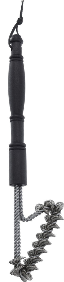 BBQ Reinigingsborstel RVS 40 cm - Schoonmaakborstel met Zwart Handvat - Cookinglife