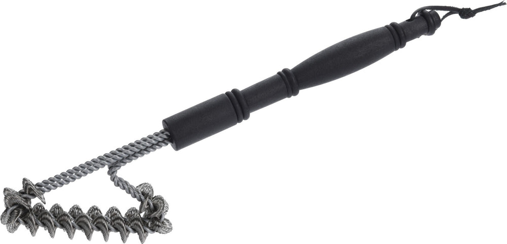 BBQ Reinigingsborstel RVS 40 cm - Schoonmaakborstel met Zwart Handvat - Cookinglife