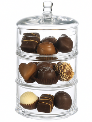 Cookinglife Bonbonnière Glas Ø 12.5 cm - Bewaren en Presenteren van Bonbons