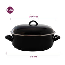Cookinglife Braadpan - emaille - Cooking - ø 26 cm / 5 liter