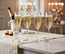 Cookinglife Champagneglazen Milena 180 ml - 4 Stuks