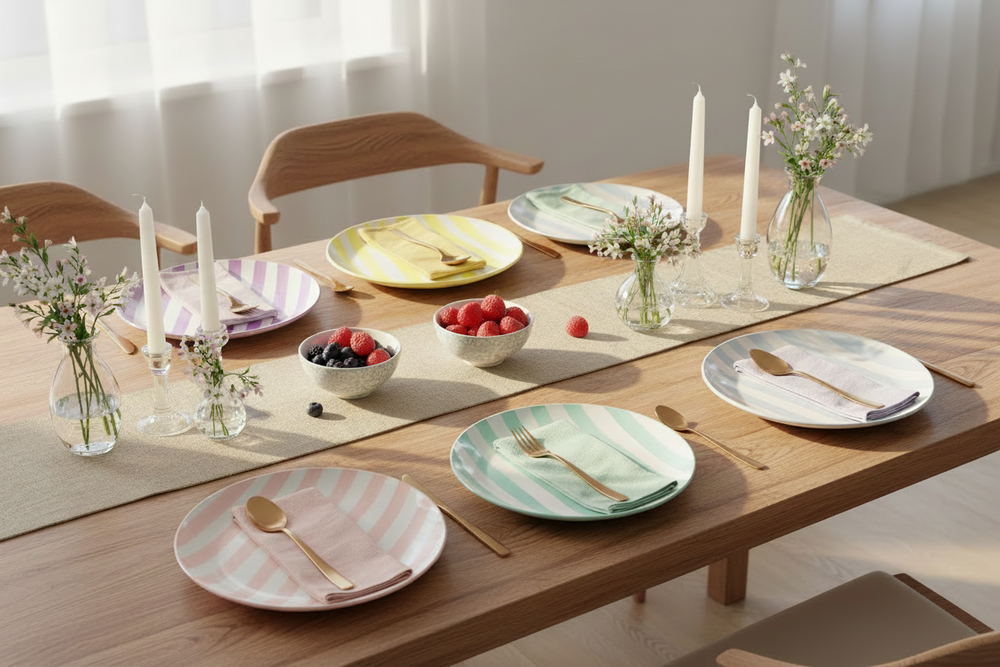 Cookinglife Dinerborden Spring Vibes Ø 26.5 cm - 6 Stuks