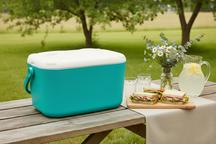 Cookinglife Koelbox Kunststof 20 Liter - Draagbare Koelbox Mint voor Picknicks