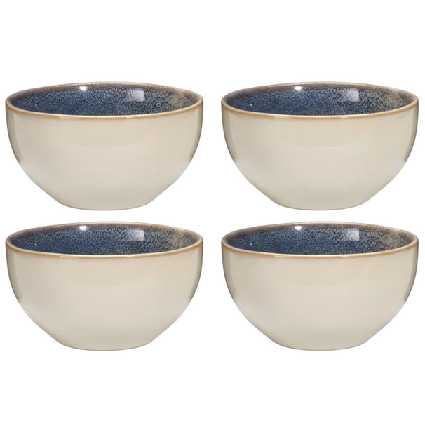 Cookinglife Soepkommen / Kommen Serene Blue ø 14 cm - Aardewerk - 4 stuks