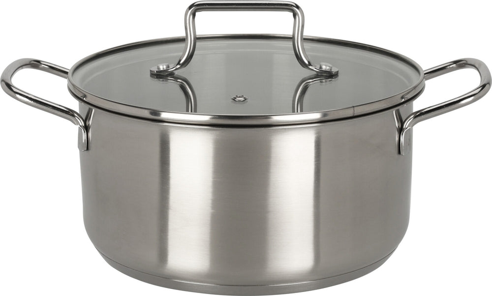Kookpan RVS Ø 20 cm - 2.7 liter Geschikt voor Inductie en Vaatwasser - Cookinglife