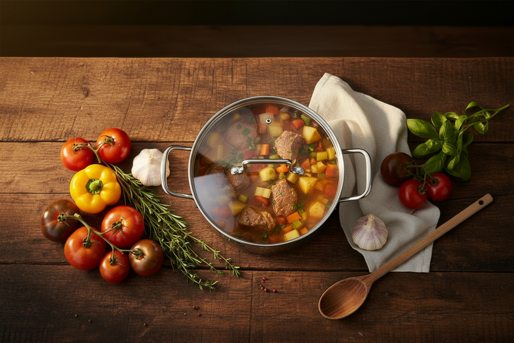 Kookpan RVS Ø 20 cm - 2.7 liter Geschikt voor Inductie en Vaatwasser - Cookinglife