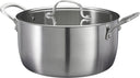 Cookinglife Kookpan met Glazen Deksel Signature Steel - RVS - ø 24 cm / 4 Liter - geschikt voor alle warmtebronnen