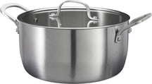 Cookinglife Kookpan met Glazen Deksel Signature Steel - RVS - ø 24 cm / 4 Liter - geschikt voor alle warmtebronnen