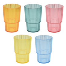 Longdrinkbekers Kunststof Stapelbaar - CampVibe - Outdoor - 475 ml - 4 Stuks - Cookinglife