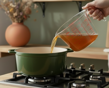 Cookinglife Maatbeker Borosilicaat Glas 1 Liter - Afmeten Vloeistoffen en Ingrediënten