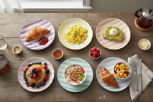 Cookinglife Ontbijtborden / Dessertborden Spring Vibes Ø 19 cm - 6 Stuks